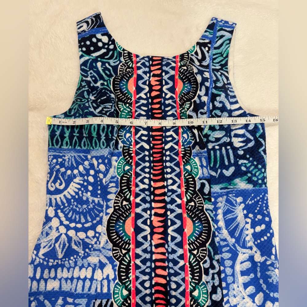 Lilly Pulitzer Mila Stretch Shift Mini Dress Deep Indigo Size 0 - Picture 5 of 8